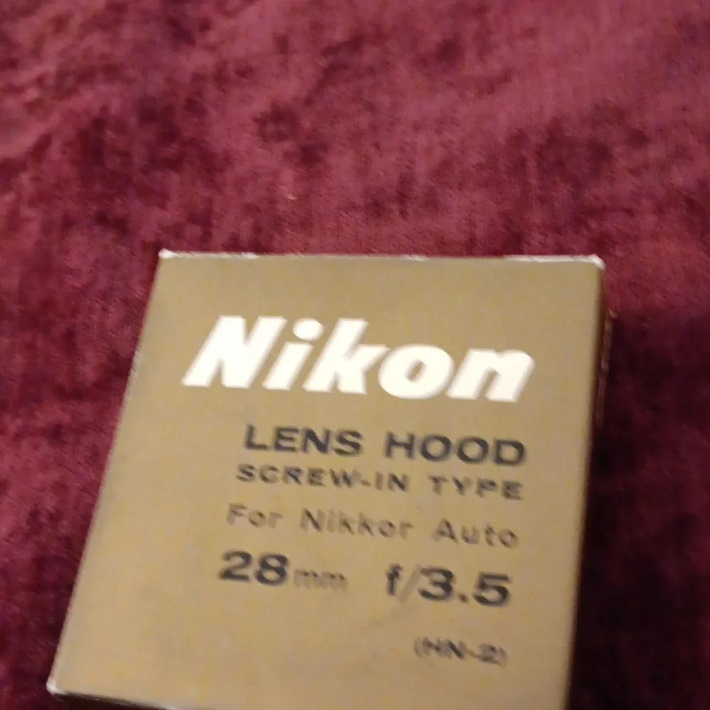 Vintage Lens Hood